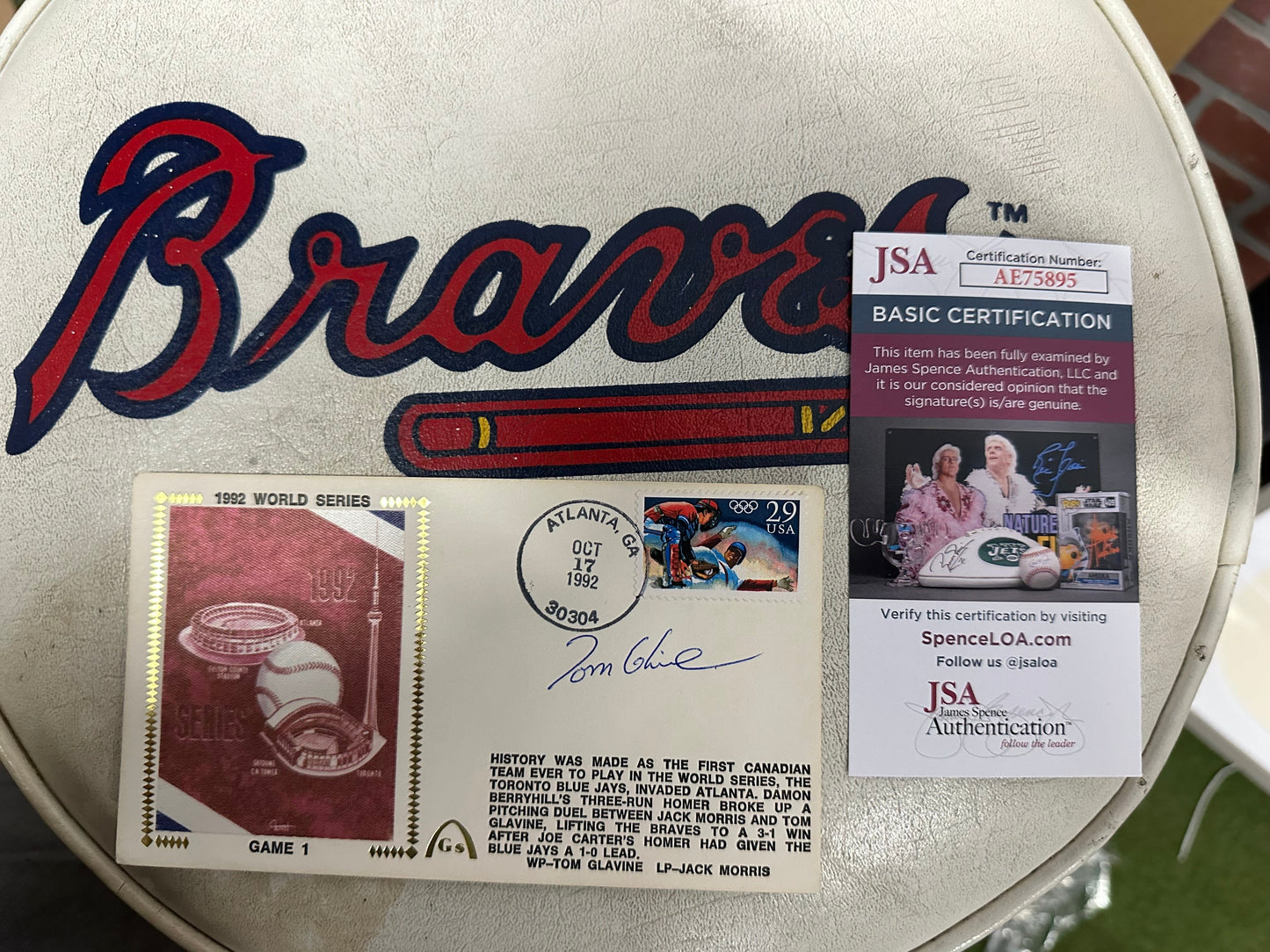 Gateway Tom Glavine Signed/Framed