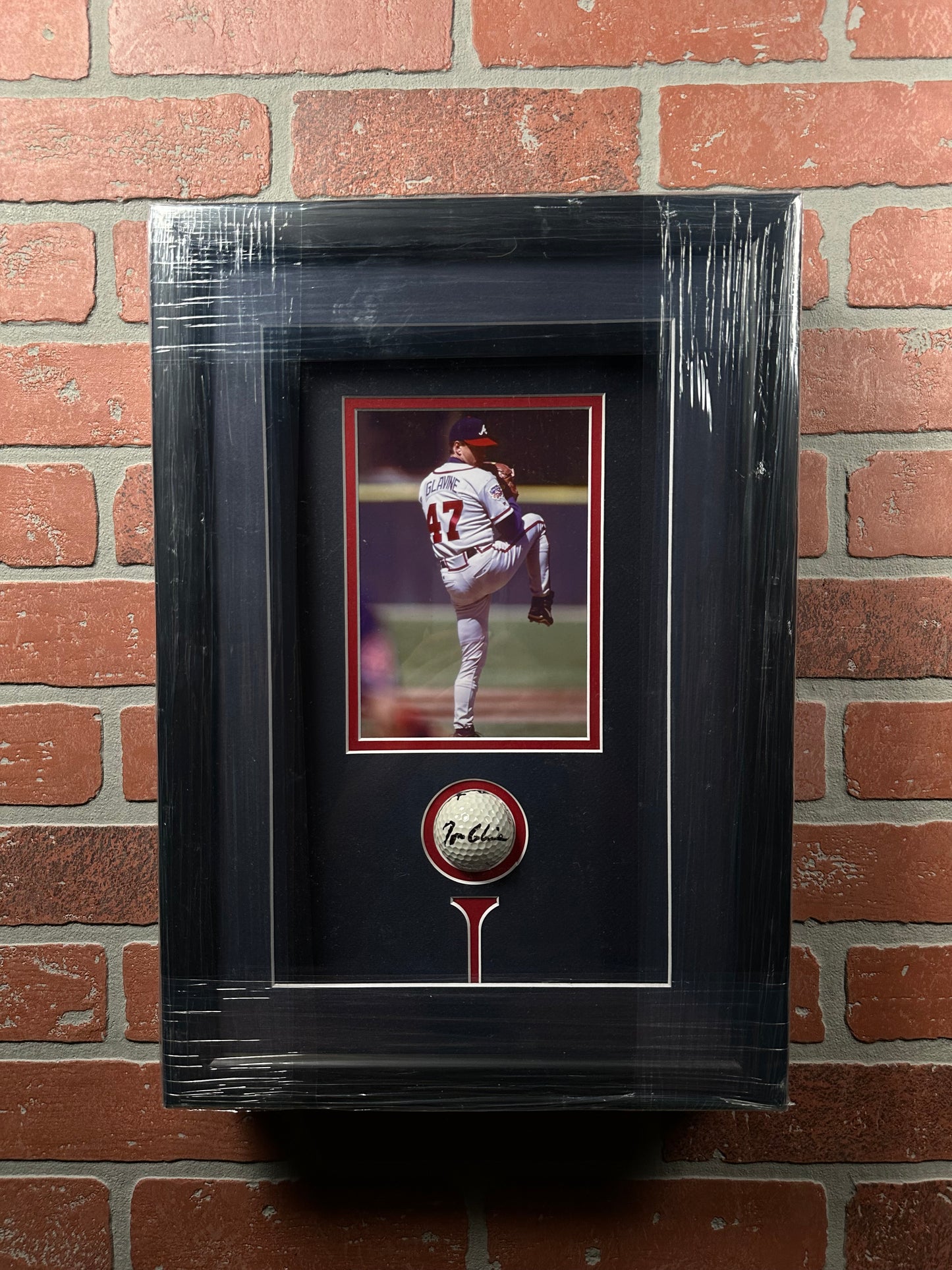 Tom Glavin Signed Golf Ball in a Shadow Box