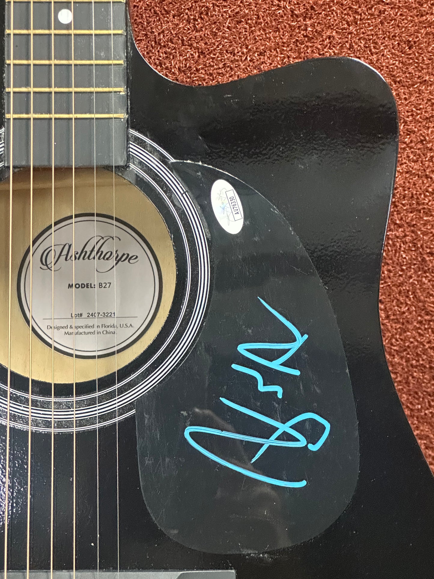 Jelly Roll Signed Guitar