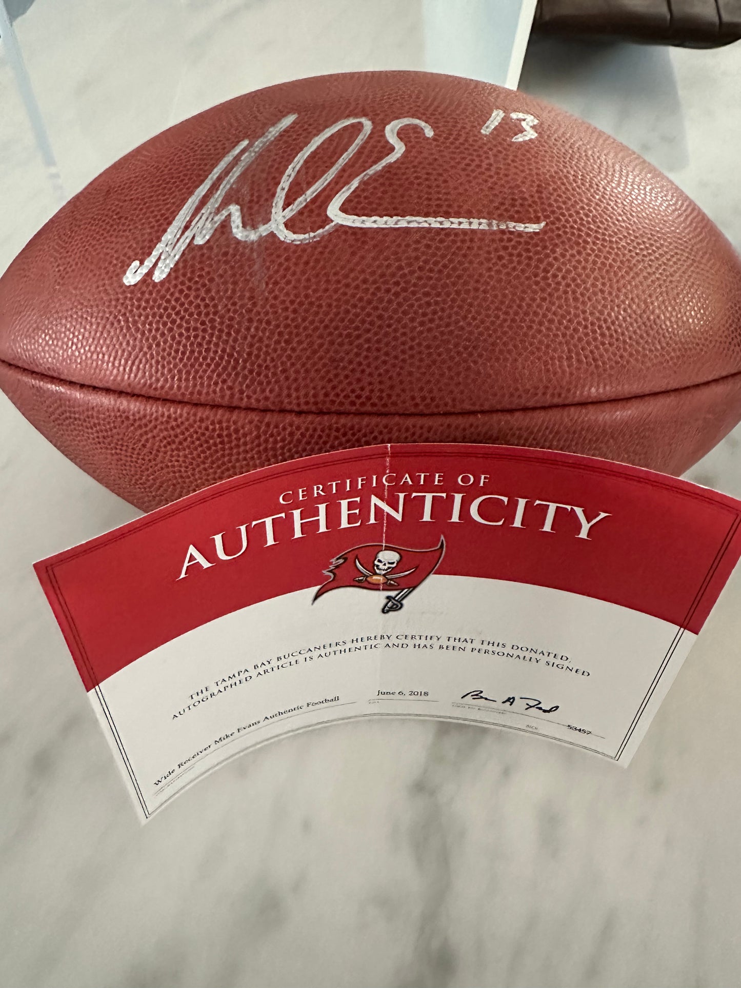 Mike Evans Signed Duke Football Authenticated