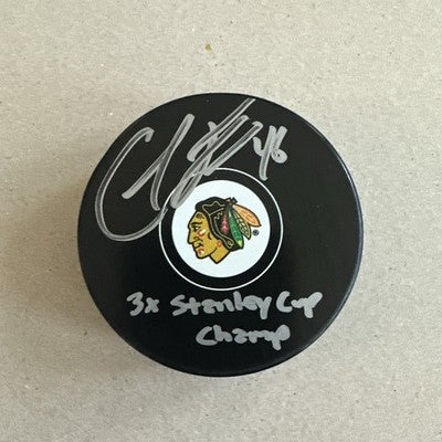Colin Fraser 3x Stanley Cup Inscribed Signed Chicago Black Hawk Hockey
