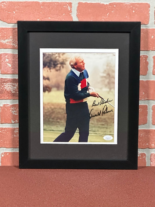 Arnold Palmer Autograph Framed Picture