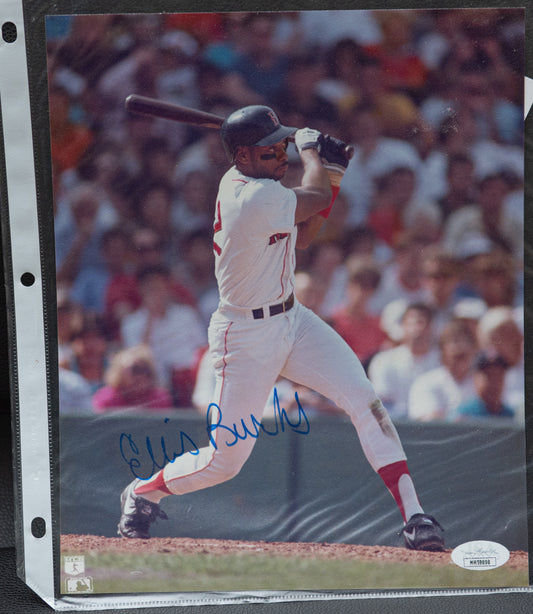 Boston Red Sox Ellis Burks Signed Picture 8x10