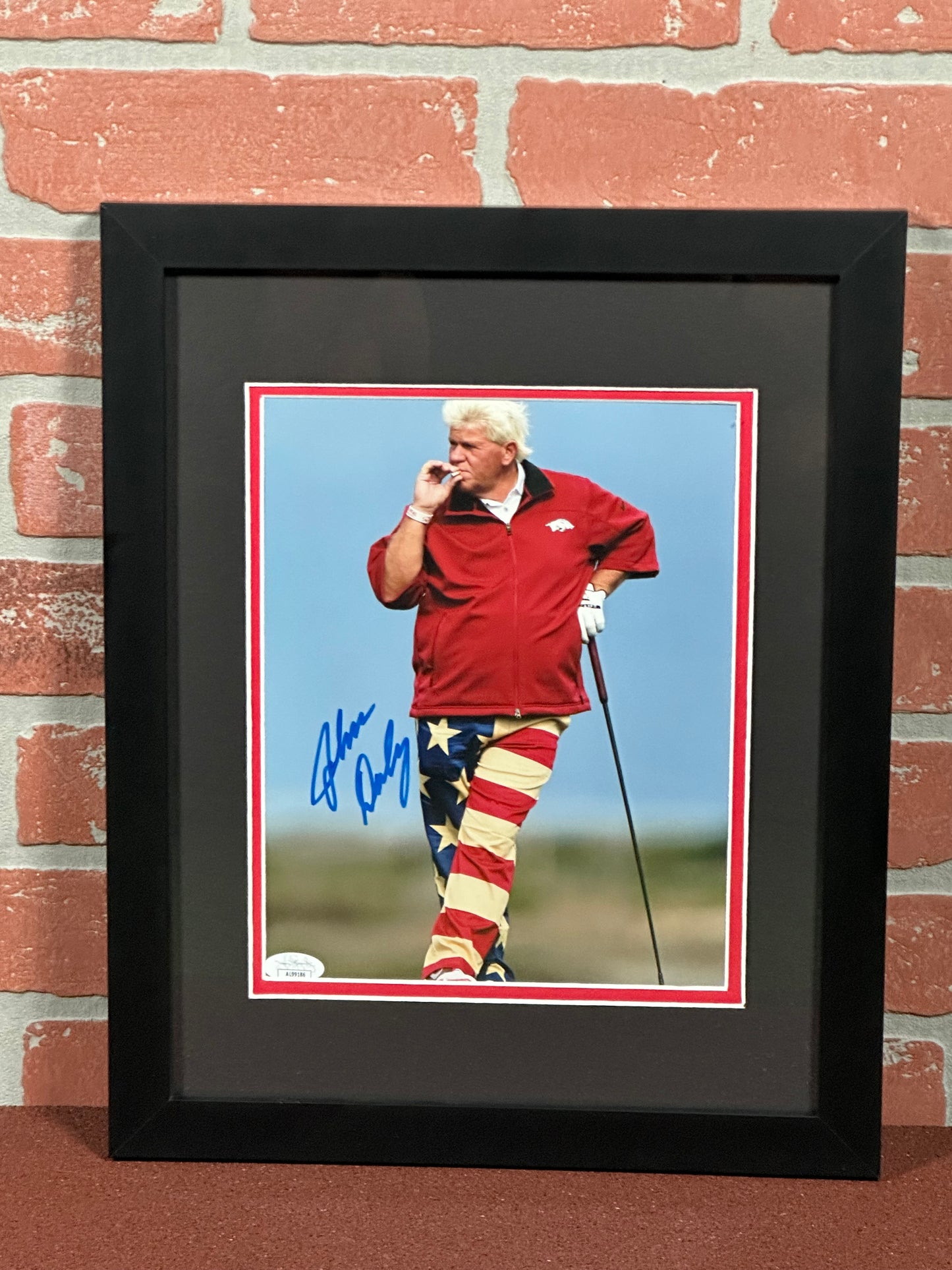 John Daly Autograph Framed Photo