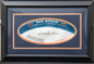 Dick Butkus Signed Piece of a Football Framed