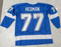 Victor Hedman Blue Signed Lighting Jersey