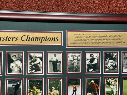 Masters Champions 1934-2025