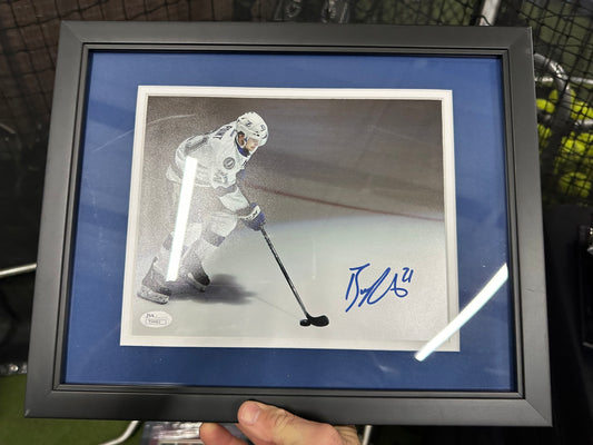 Brayden Point Tampa Lighting Autograph/Framed picture