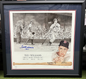 Ted Williams 1947 Triple Crown Signed Framed Lithograph