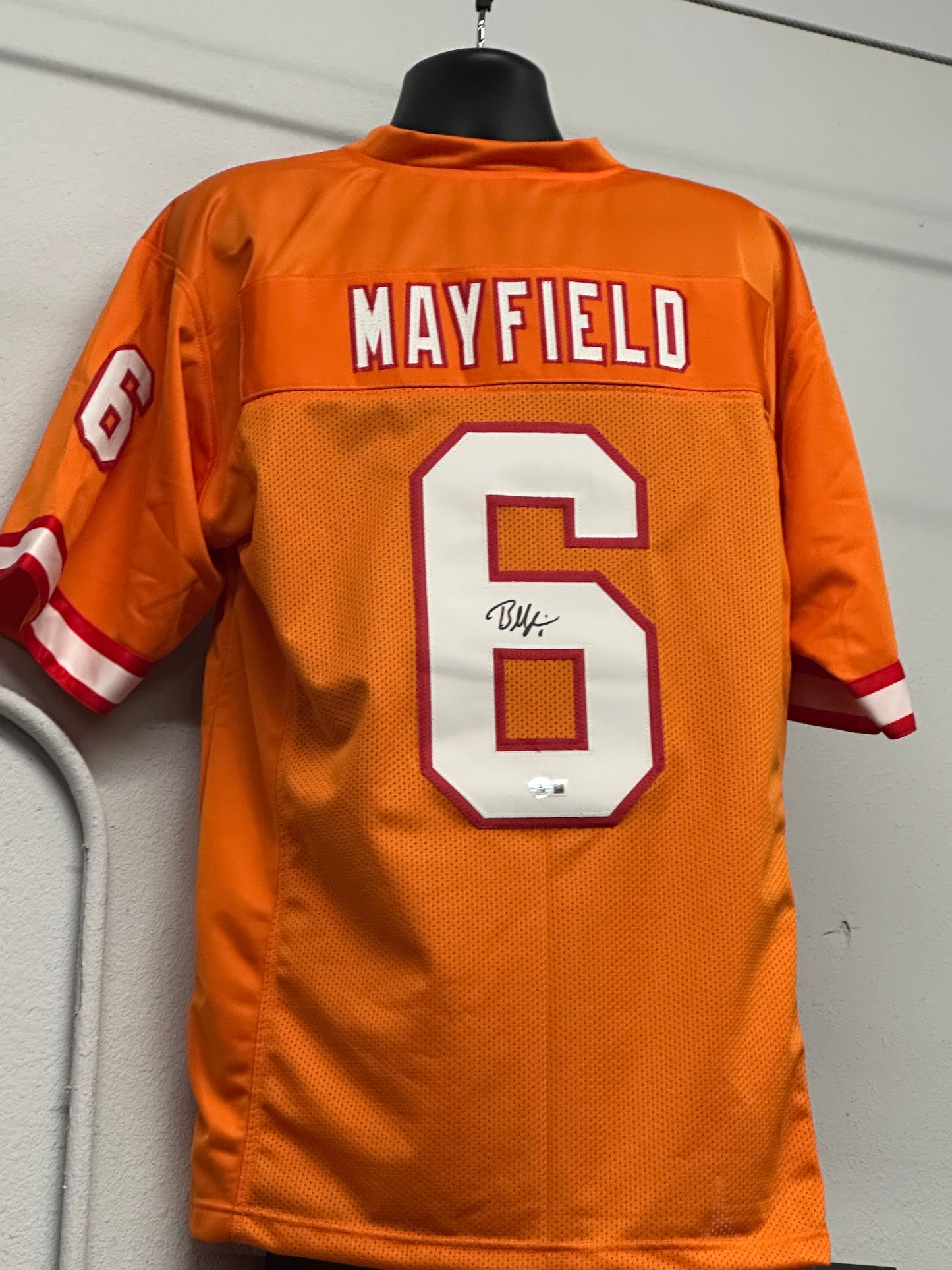 Baker Mayfield Signed Creamsicle Jersey