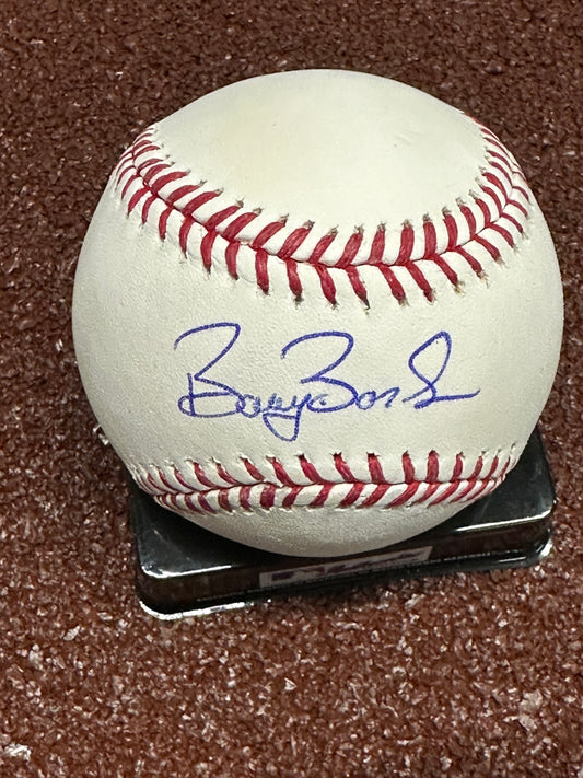 Home Run King Barry Bonds Autographed Baseball MLB Authenticated