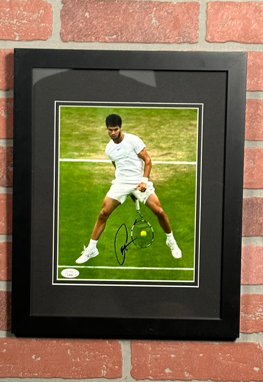 Carlos Alcaraz Signed 8x10 Framed Picture