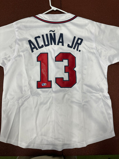 Atlanta Braves Ronald Acuna Jr. Signed Jersey Authenticated