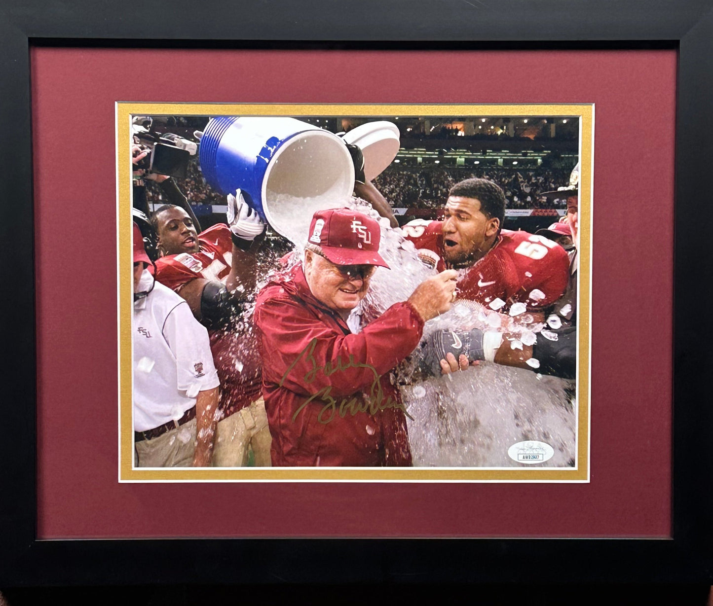 Bobby Bowden 8x10 Autographed Framed Picture