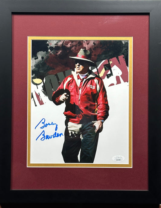 Bobby Bowden 8x10 Autographed Framed Picture