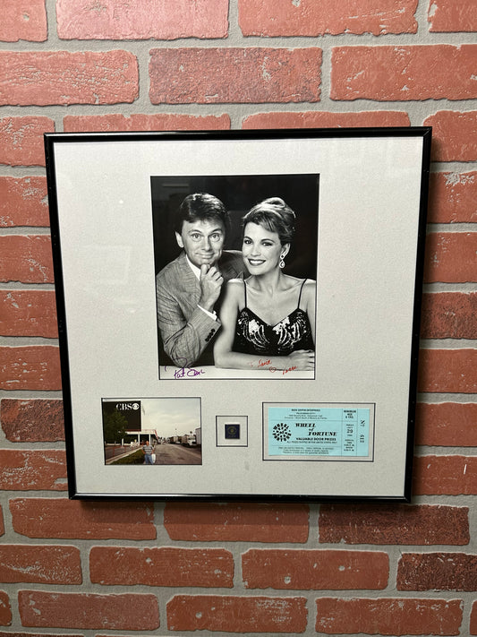 Pat Sajak and Vanna White Signed Picture