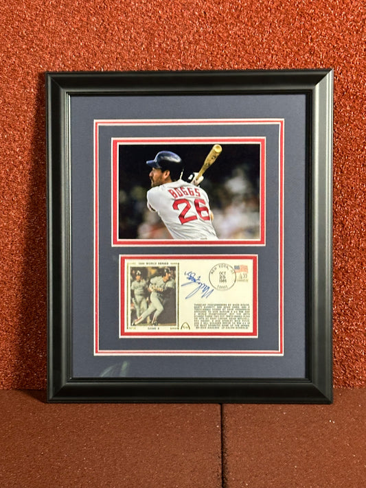 Wade Boggs FDC Signed Framed Collage