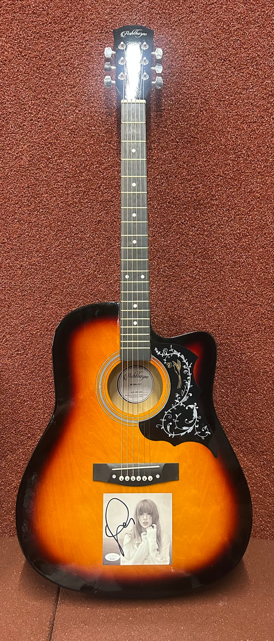 Taylor Swift Autographed Guitar Collage