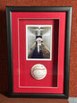 Pete Rose Signed Baseball In Shadow Box
