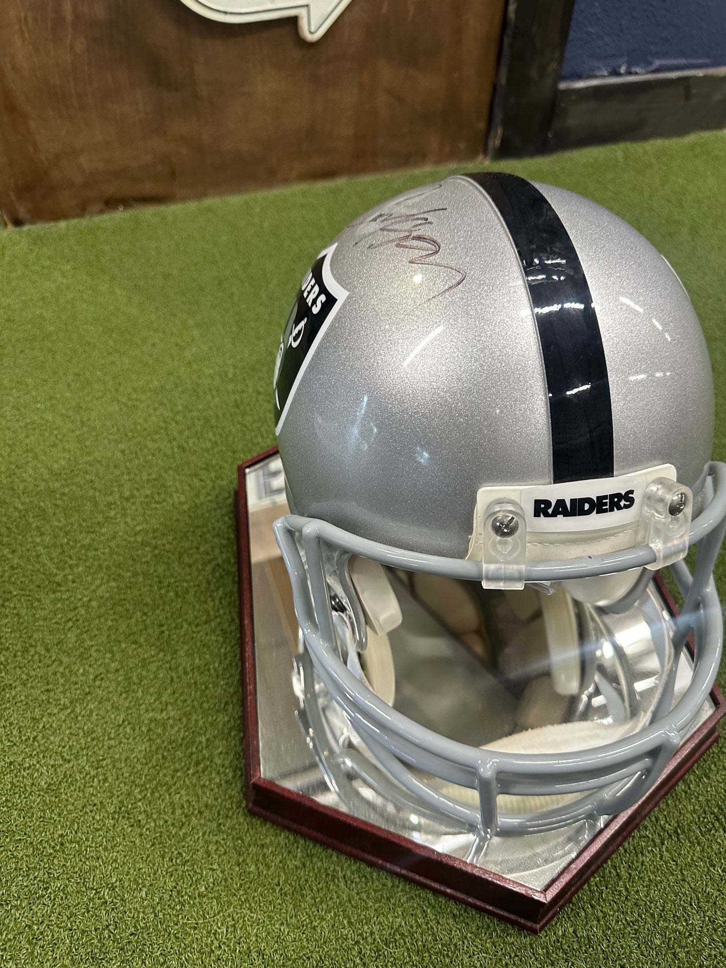 Bo Jackson Signed Full Size Raiders Helmet