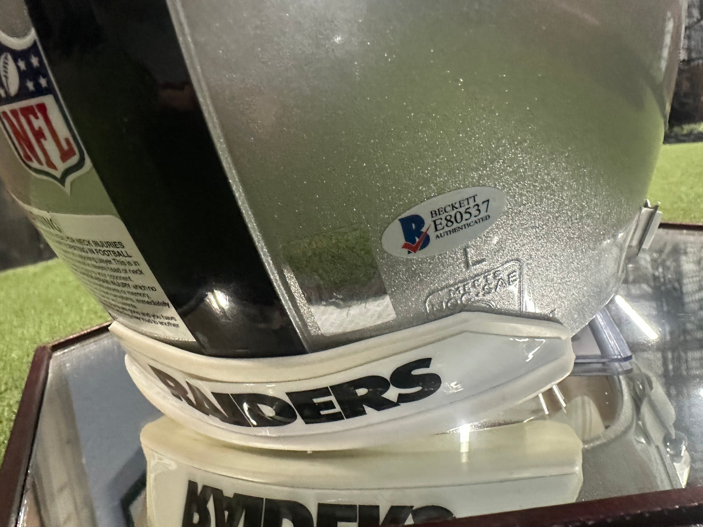 Bo Jackson Signed Full Size Raiders Helmet