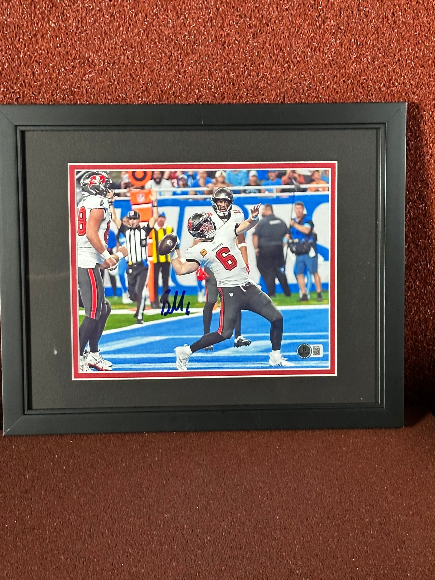 Baker Mayfield Signed 8x10 Framed buccaneers Photo