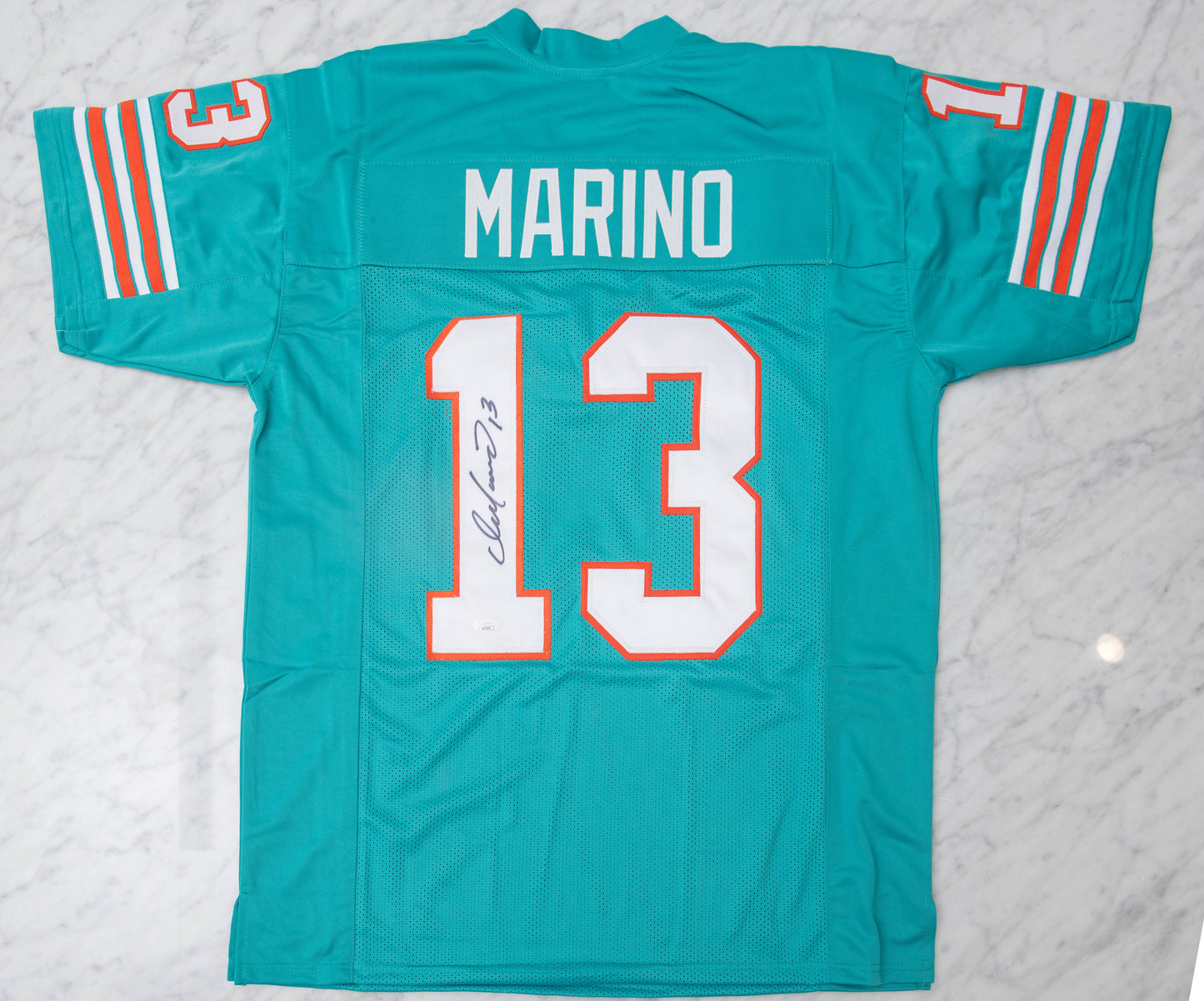 Miami Dolphin Teal Green Dan Marino Signed Miami Dolphins Jersey